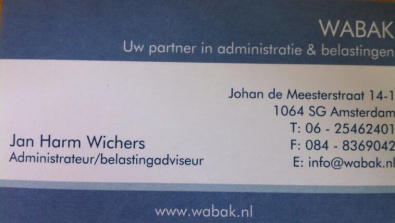 Wichers Adm. & Bel.-Adv. Knt. (WABAK)