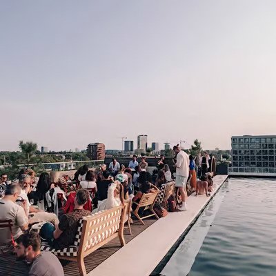 Offline Rooftop, Sauna & Poolside Hangout