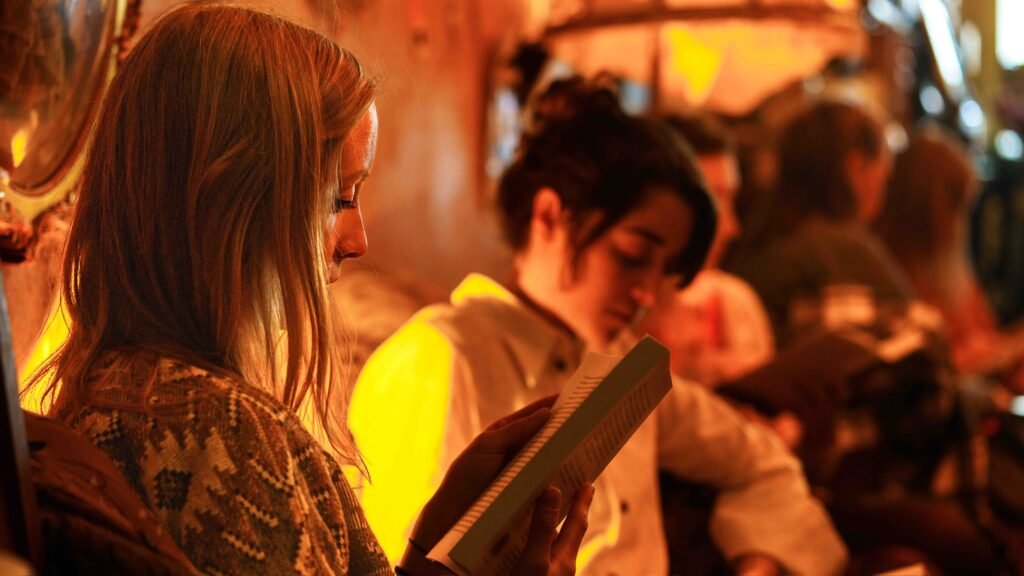 Offline Reading Party at Restaurant Elixer
