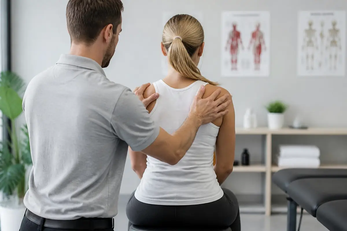 chiropractors - patient-seated