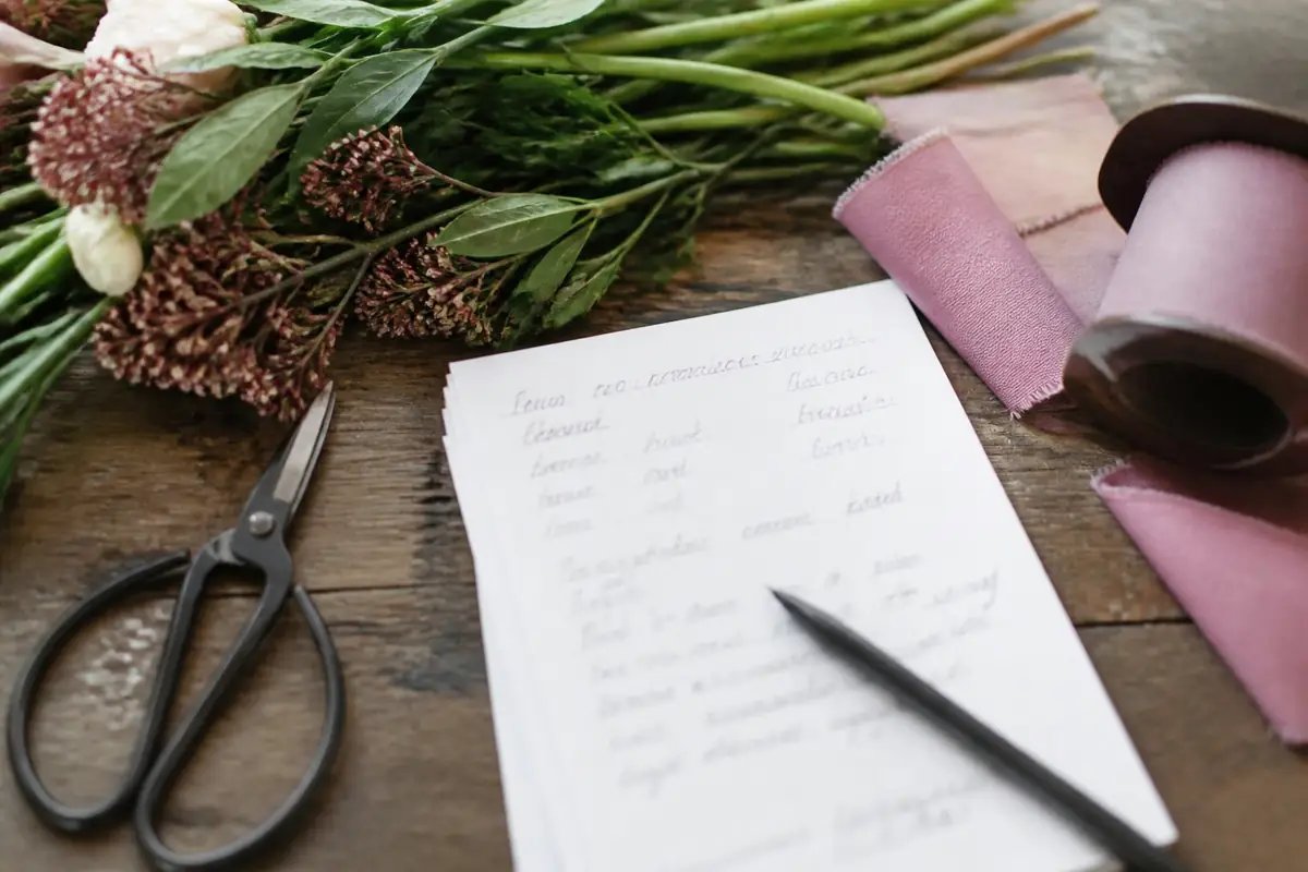 florists - close-up-of-handwri