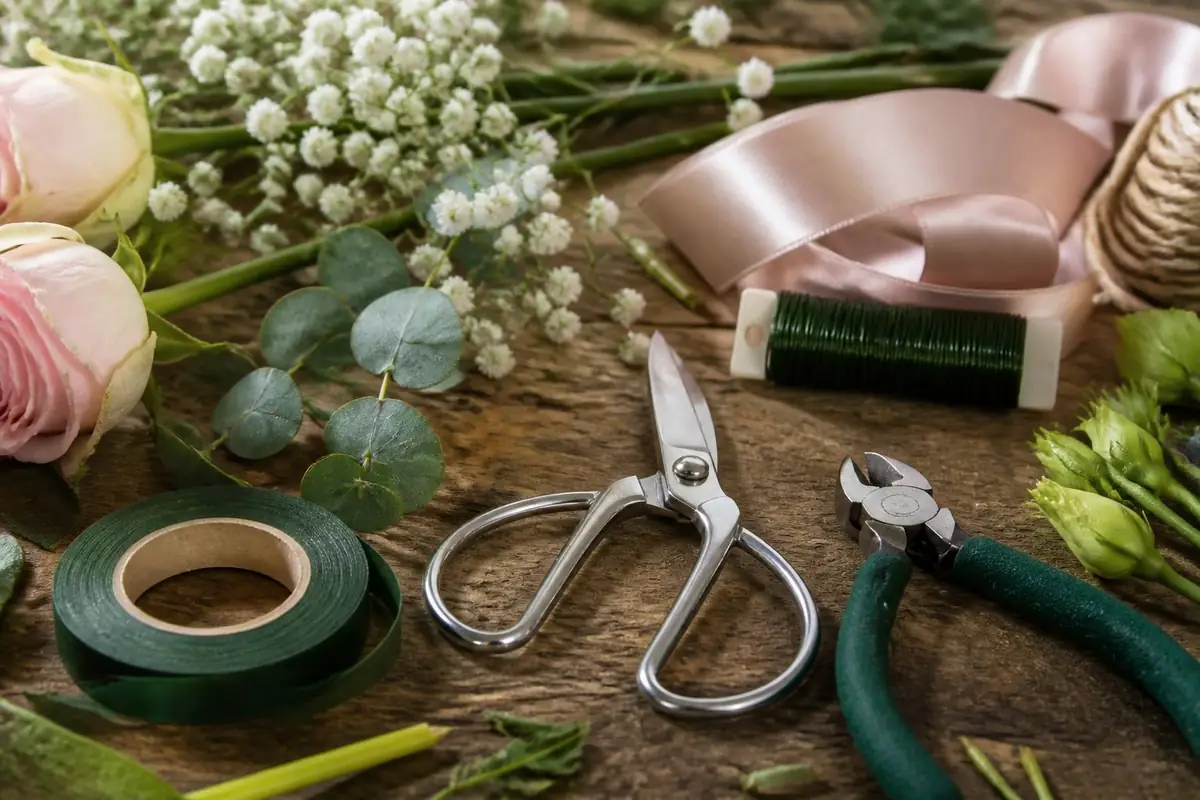 florists - close-up-of-metal-f