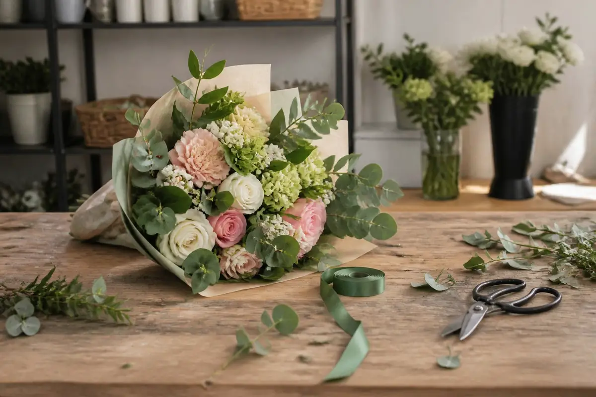 florists - finished-hand-tied-
