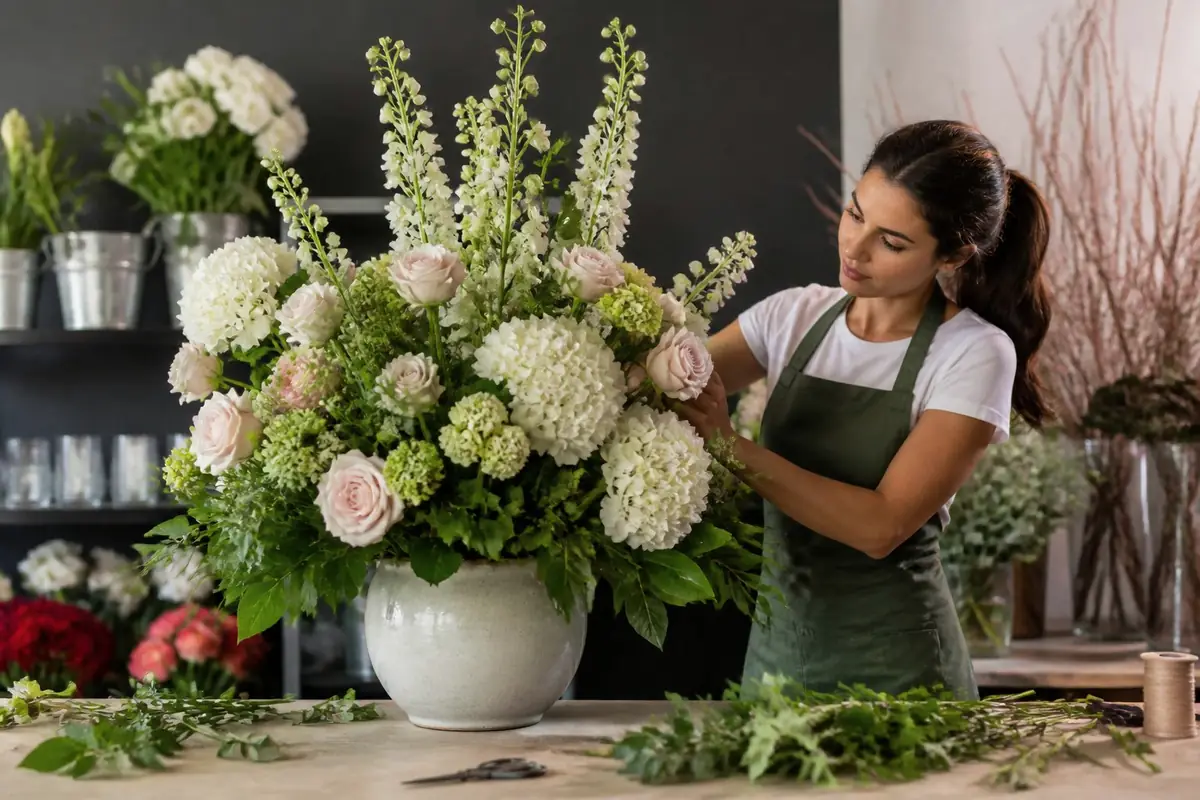 florists - florist-preparing-a