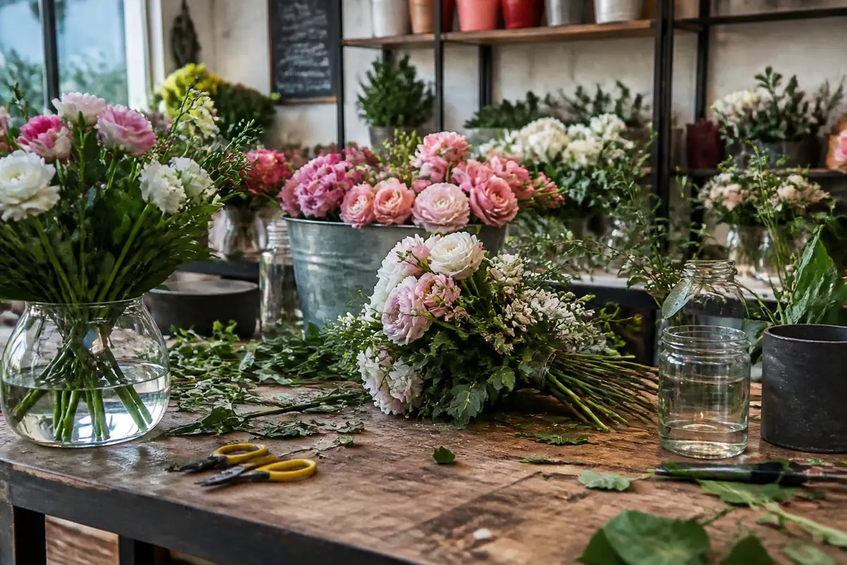 florists - flower-shop-workben