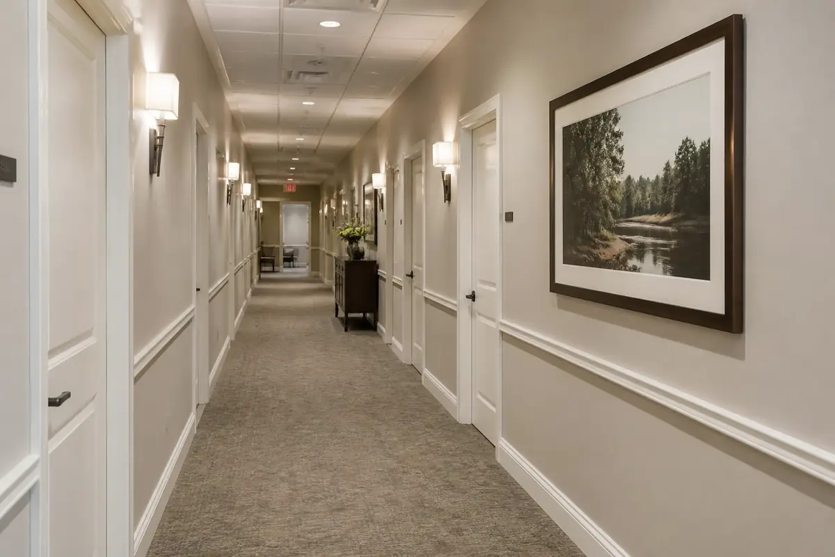 funeral-homes - quiet-hallway-
