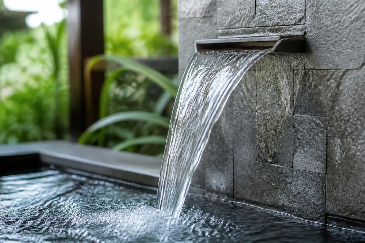 spas - close-up-of-water-flowi