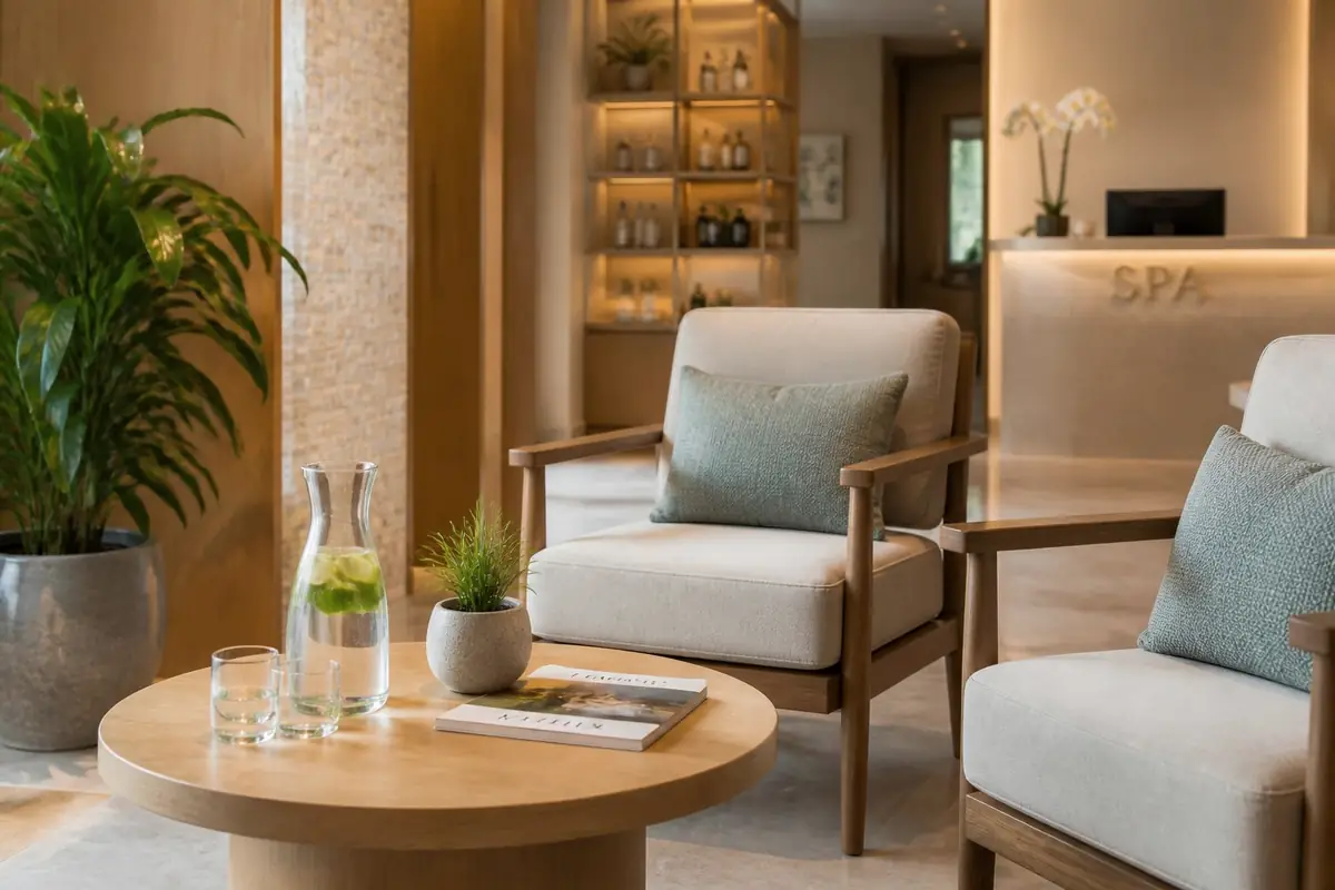 spas - spa-waiting-area-with-a