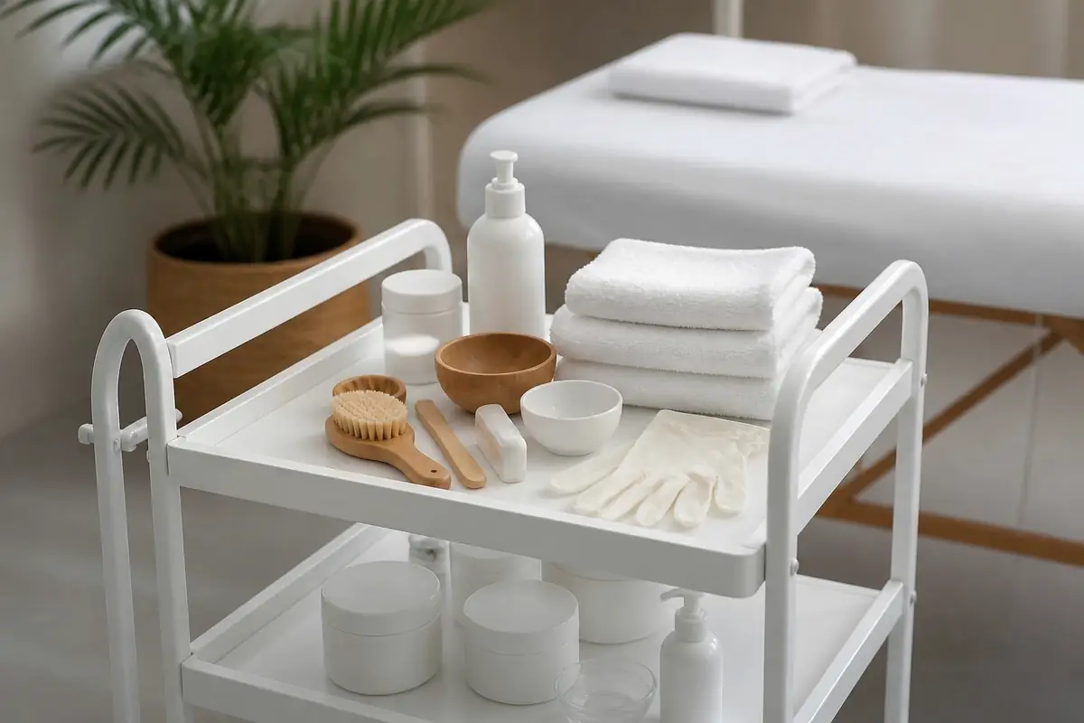 spas - treatment-trolley-with-