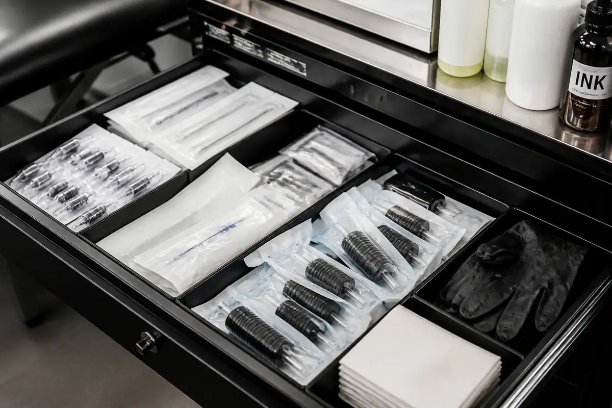 tattoo-studios - drawer-filled