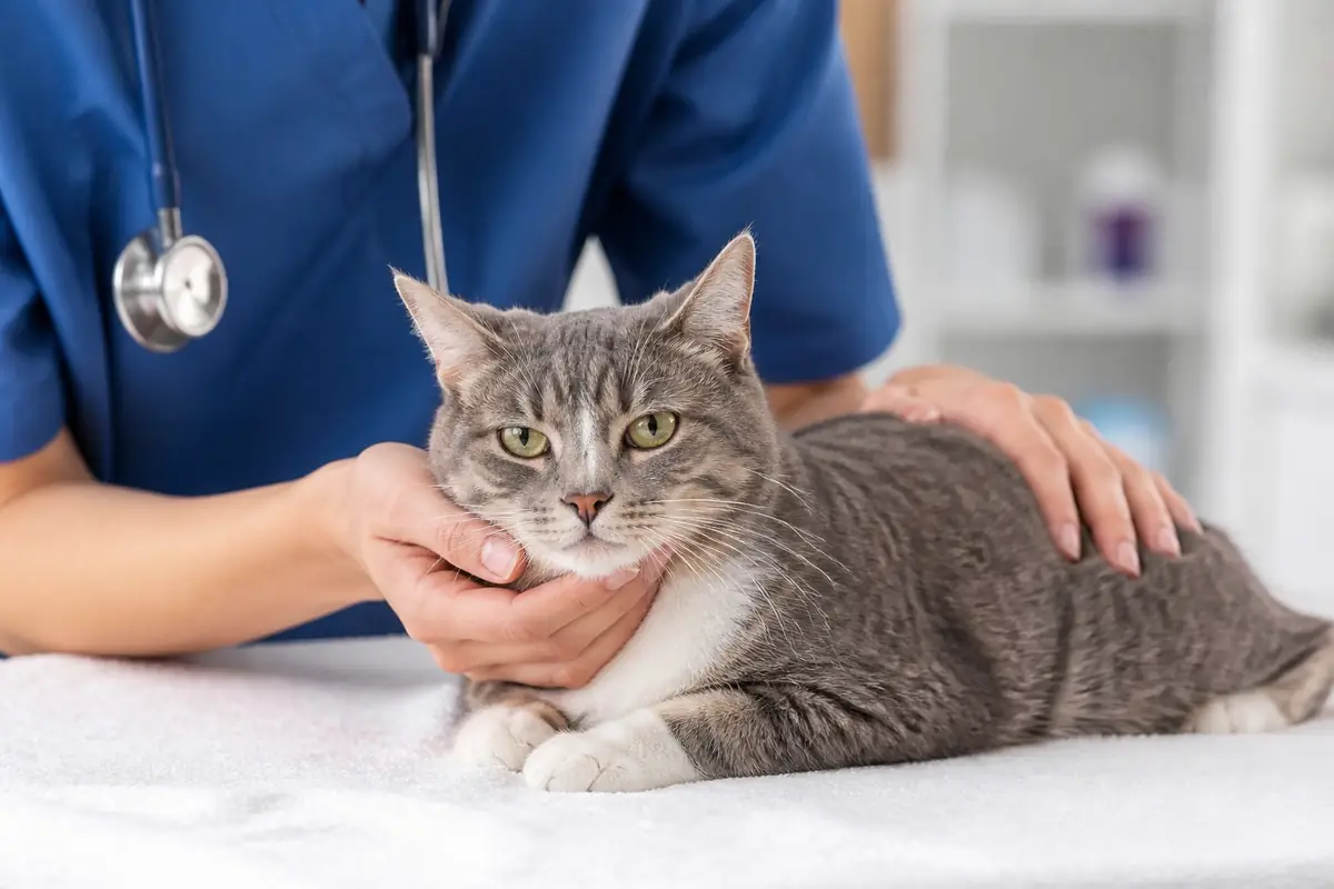 veterinarians - cat-on-a-towel