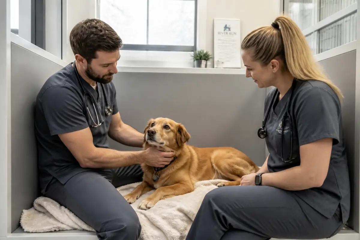 veterinarians - dog-lying-calm