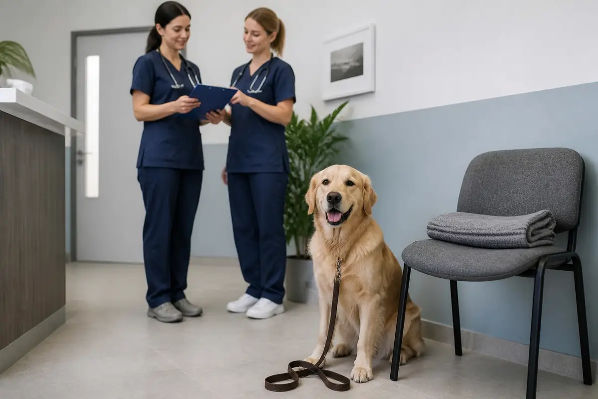 veterinarians - dog-waiting-be