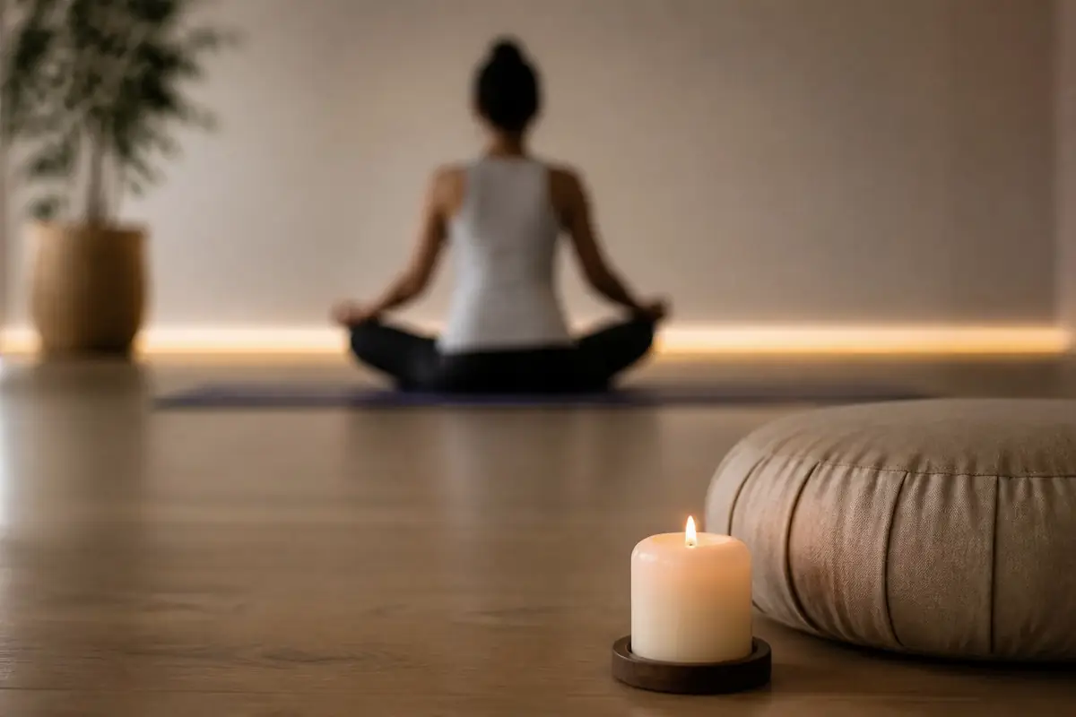 yoga-studios - blurred-figure-