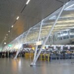 Departures hall at Schiphol Airport