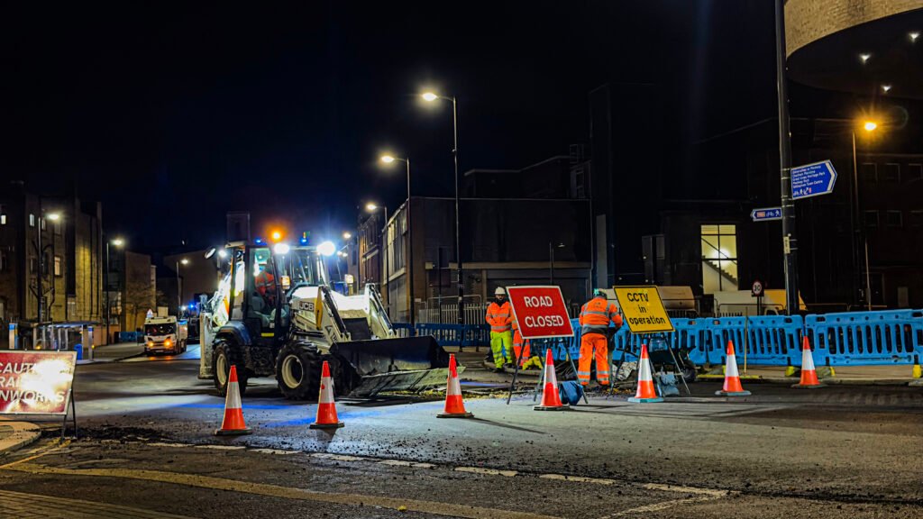 Weekend closure on A10 West for viaduct construction