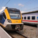 NS Sprinter at a Dutch station platform