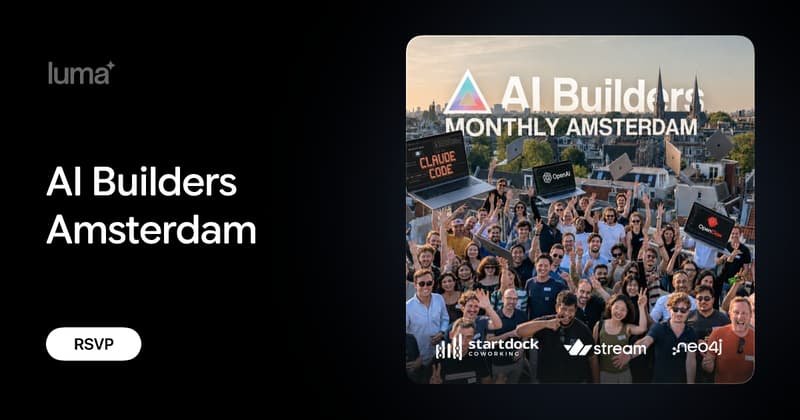 Demos, pizza and Claude Code at AI Builders Amsterdam