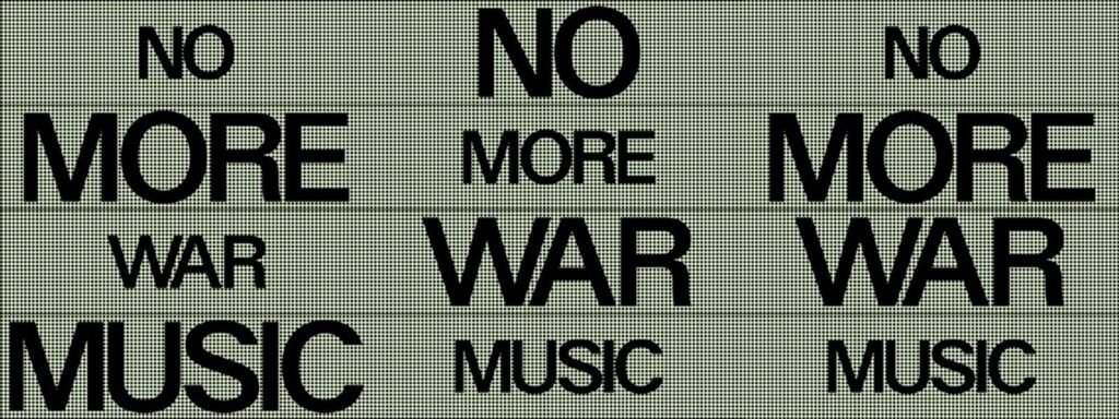 NO MORE WAR MUSIC performed by Zuidpool