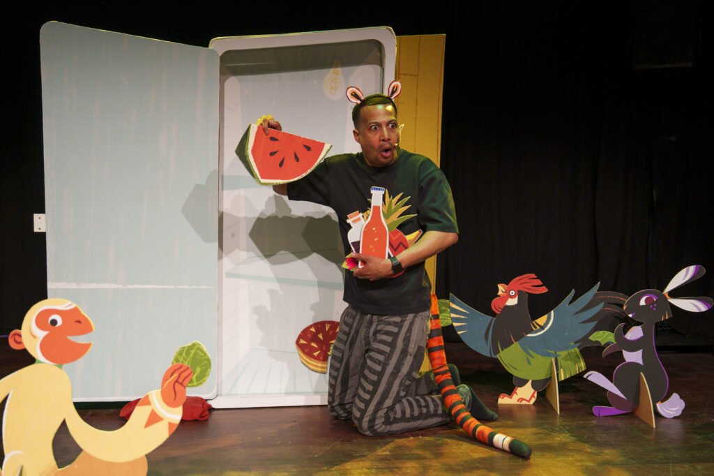 Kinderboekenweek musical about Anansi the spider, for school groups only