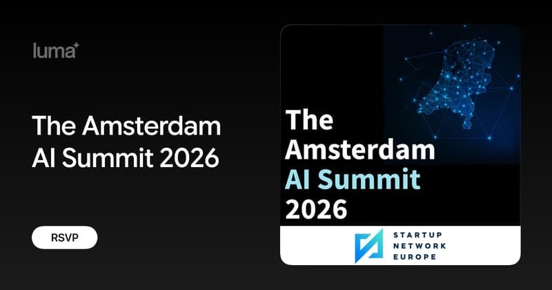 Panels and networking at The Amsterdam AI Summit 2026