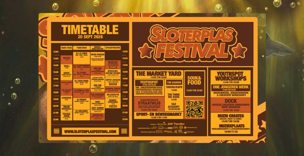 Sloterplasfestival brings music, food trucks and family stages lakeside