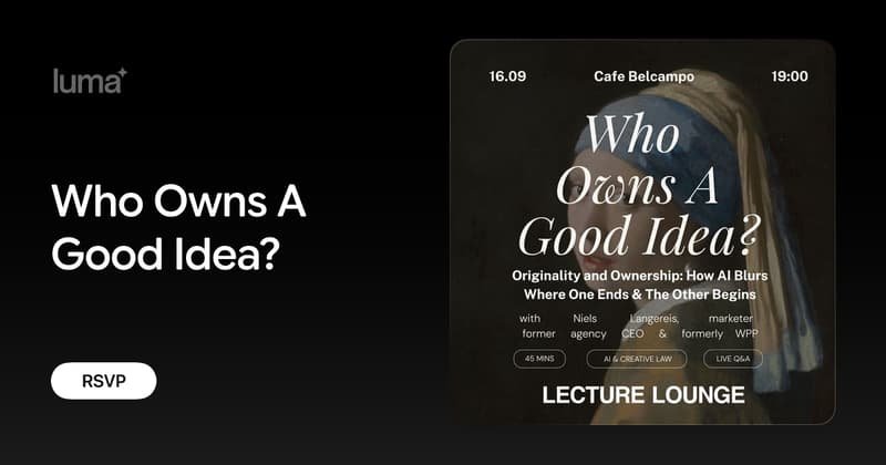 Who Owns A Good Idea? at Café Belcampo