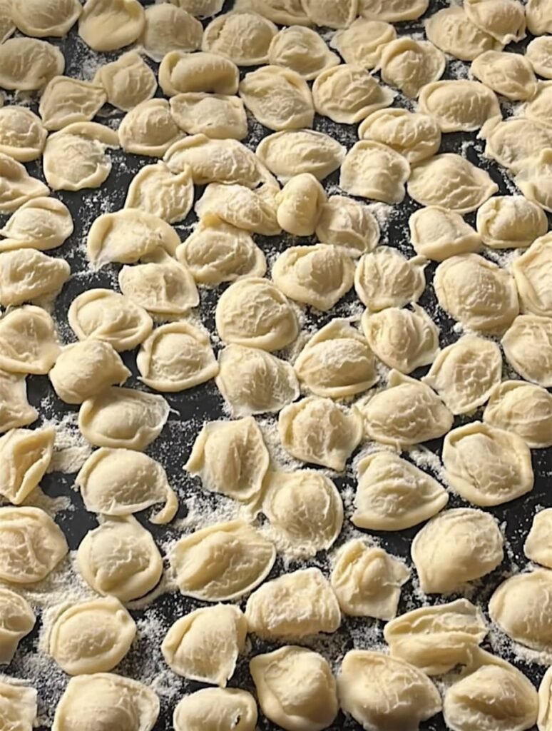 Orecchiette and fresh pasta making around a shared table