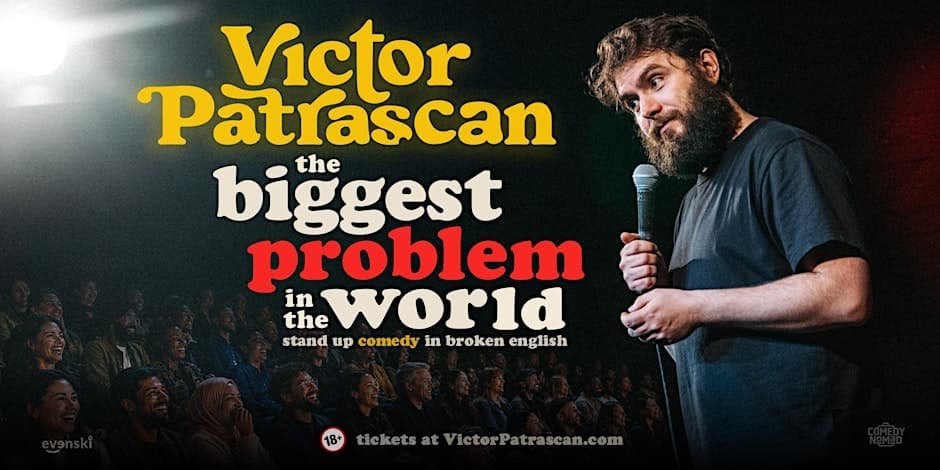 Observational comedy with Victor Pătrășcan at Podium Mozaïek