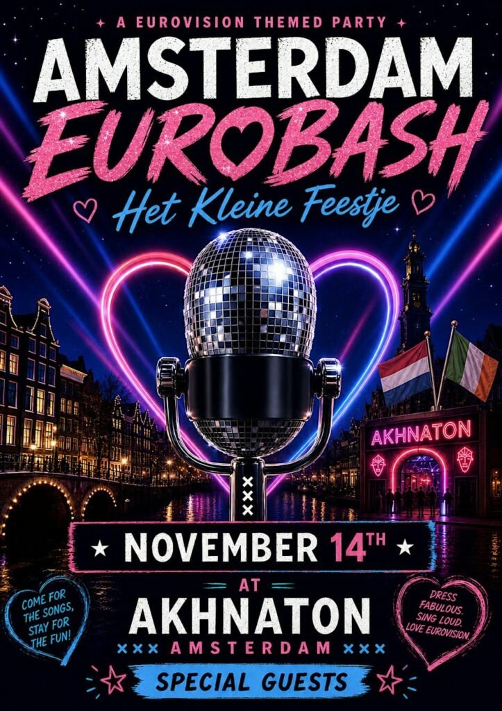 Amsterdam Eurobash fan party and trivia afternoon