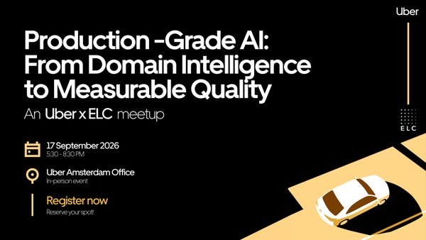 Uber and ELC Amsterdam discuss AI engineering productivity