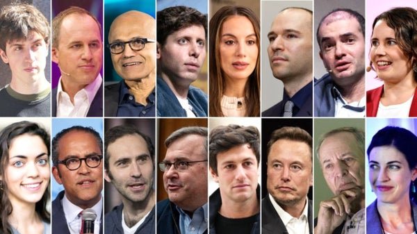 Five-minute rotations at tech and AI speed networking
