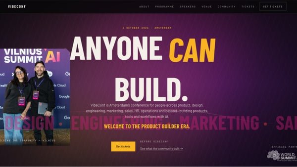 VibeConf brings practical builds and talks to Pathé Tuschinski