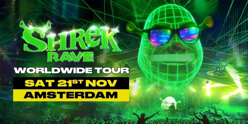 Costumes, karaoke and dance battles at Shrek Rave Amsterdam
