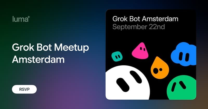 Hands-on bot building at Grok Bot Meetup Amsterdam