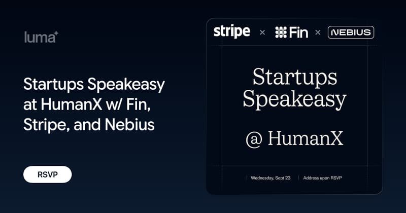 Unstructured founder drinks during HumanX Europe