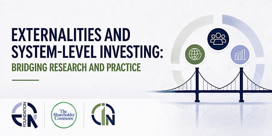 Externalities and System-Level Investing morning roundtable