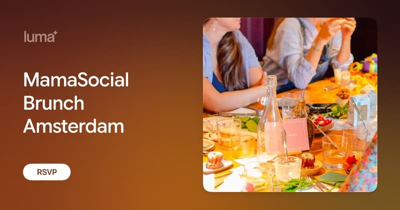 MamaSocial Brunch Amsterdam brings mothers together at Kanarie Club