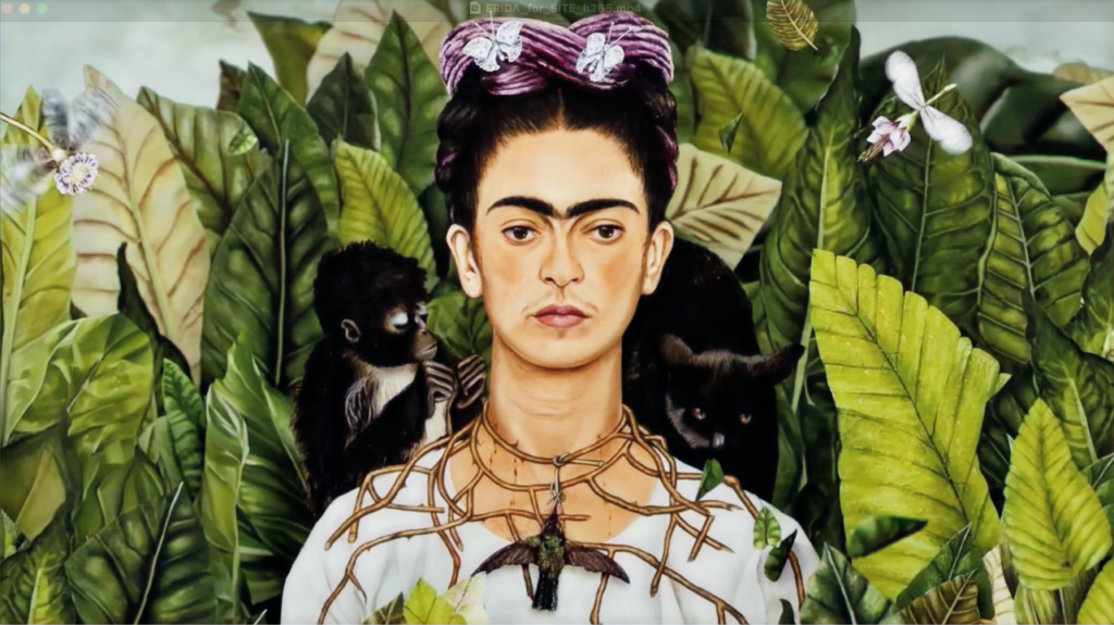 Projections, archive photography and virtual reality in Frida Kahlo