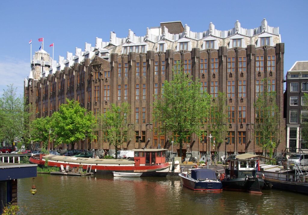 Explore Amsterdam School craft inside the landmark Scheepvaarthuis