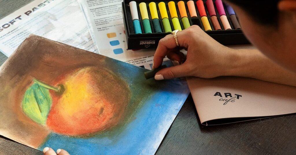 Clay houses and linocuts at The Art Café Workshops