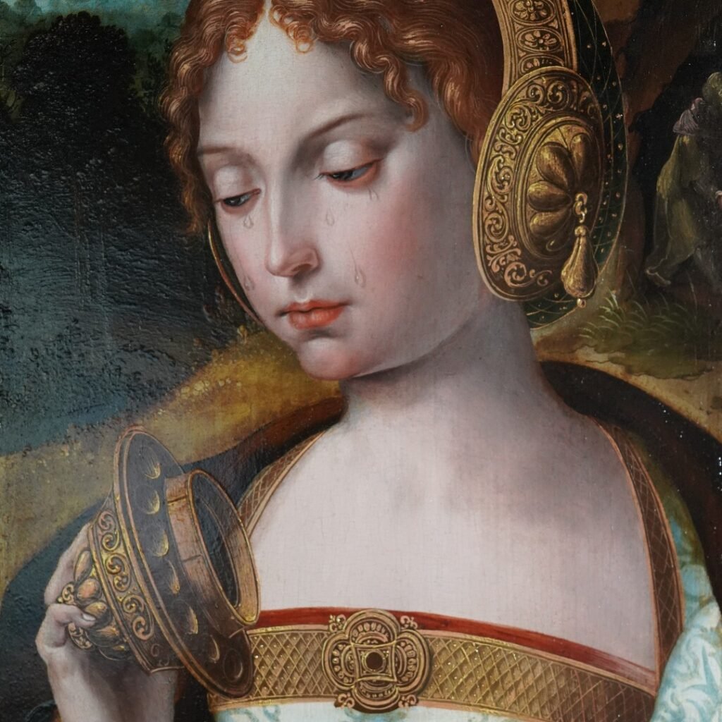 See the restored 1530 Descent from the Cross