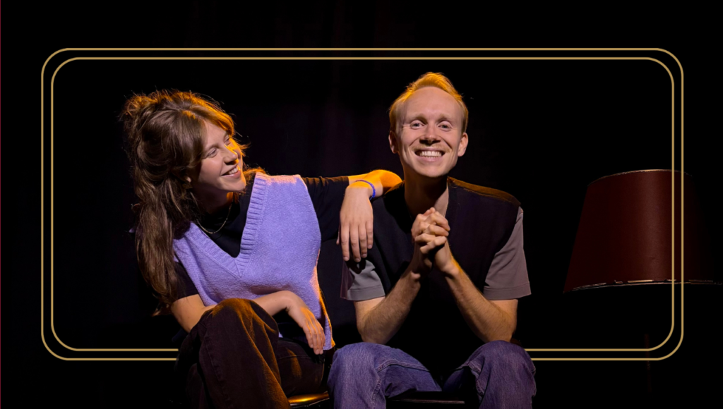 Short cabaret sketches and songs in Twee benen
