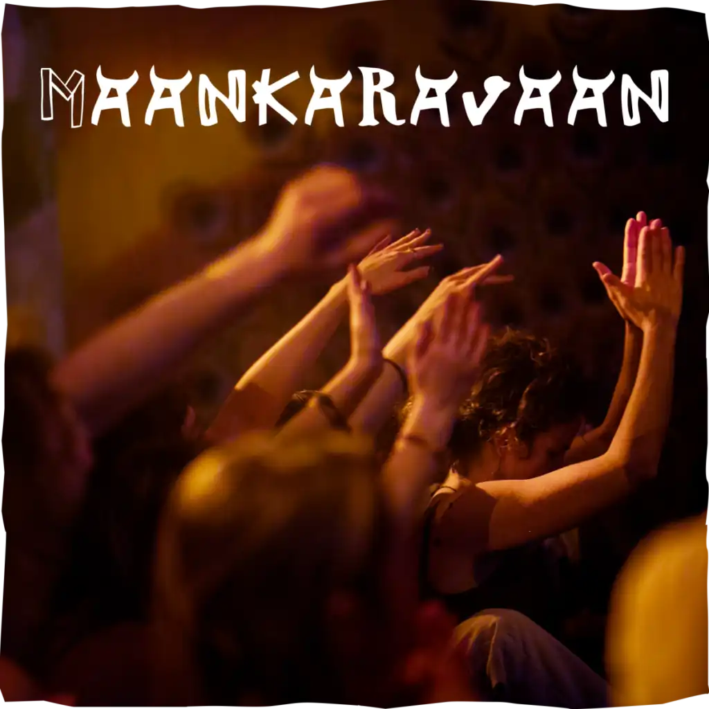 Cacao ceremonies and barefoot movement at Maankaravaan