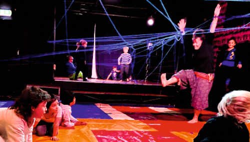Playful martial movement for children at Natuurninja