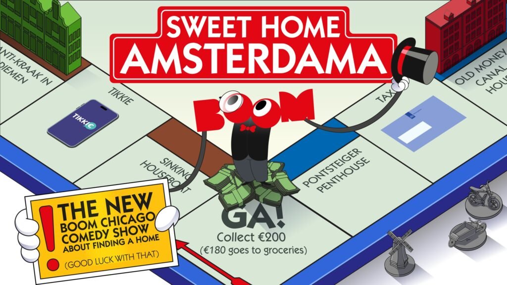Housing crisis sketches in Sweet Home Amsterdama