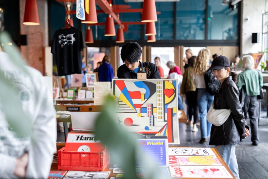 Risographs and independent zines at Print Market