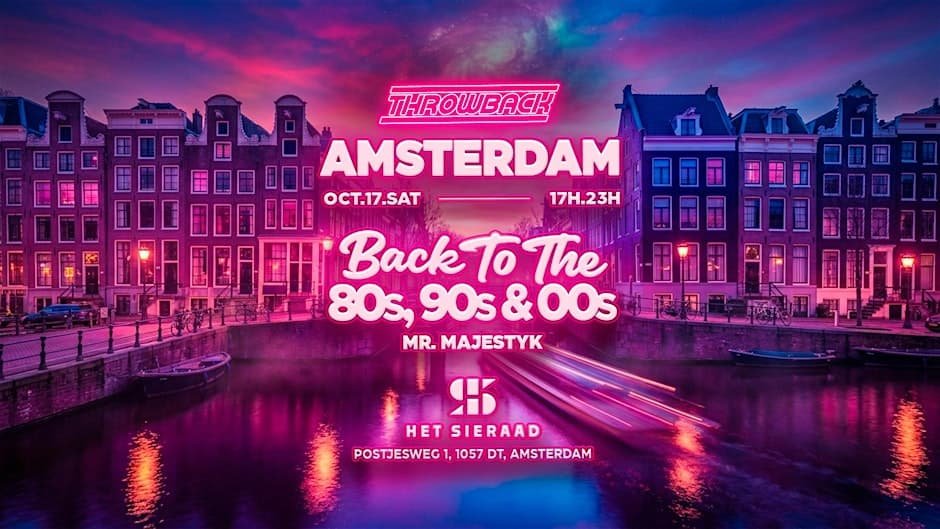 Throwback Amsterdam plays retro club anthems at Het Sieraad