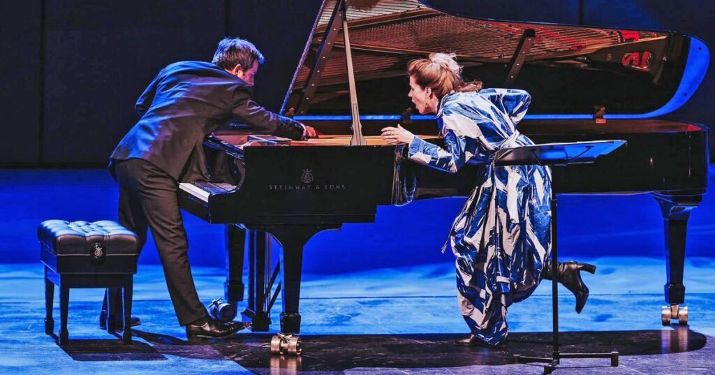 Barbara Hannigan and Bertrand Chamayou perform Messiaen and Zorn