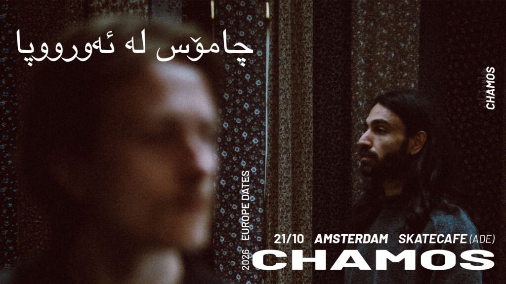 CHAMOS presents Hawrave for an intimate skate hall crowd